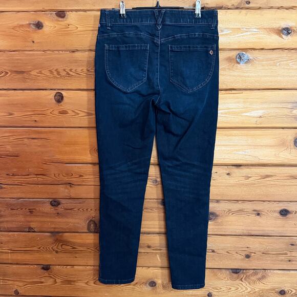 Democracy Ab Technology Jeans Skinny Blue Size 8 Stretchy Denim Slimming - Picture 2 of 7